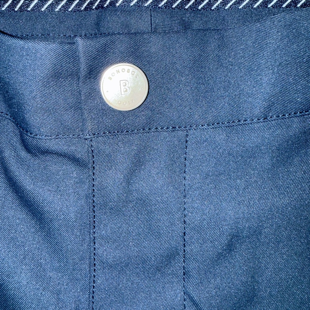 Like New Bonobos Highland Tour Golf Pants Navy Slim Fit 35x32 Performance - Picture 4 of 11